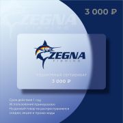 Электронный подарочный сертификат ZEGNA FISHING ( Подарки, которые цепляют!) на сумму 3000рублей