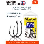 Крючок для морской рыбалки MUSTAD HOODLUM 7/0 Джиг 5шт